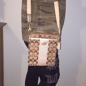 Gold embellished Coach Crossbody